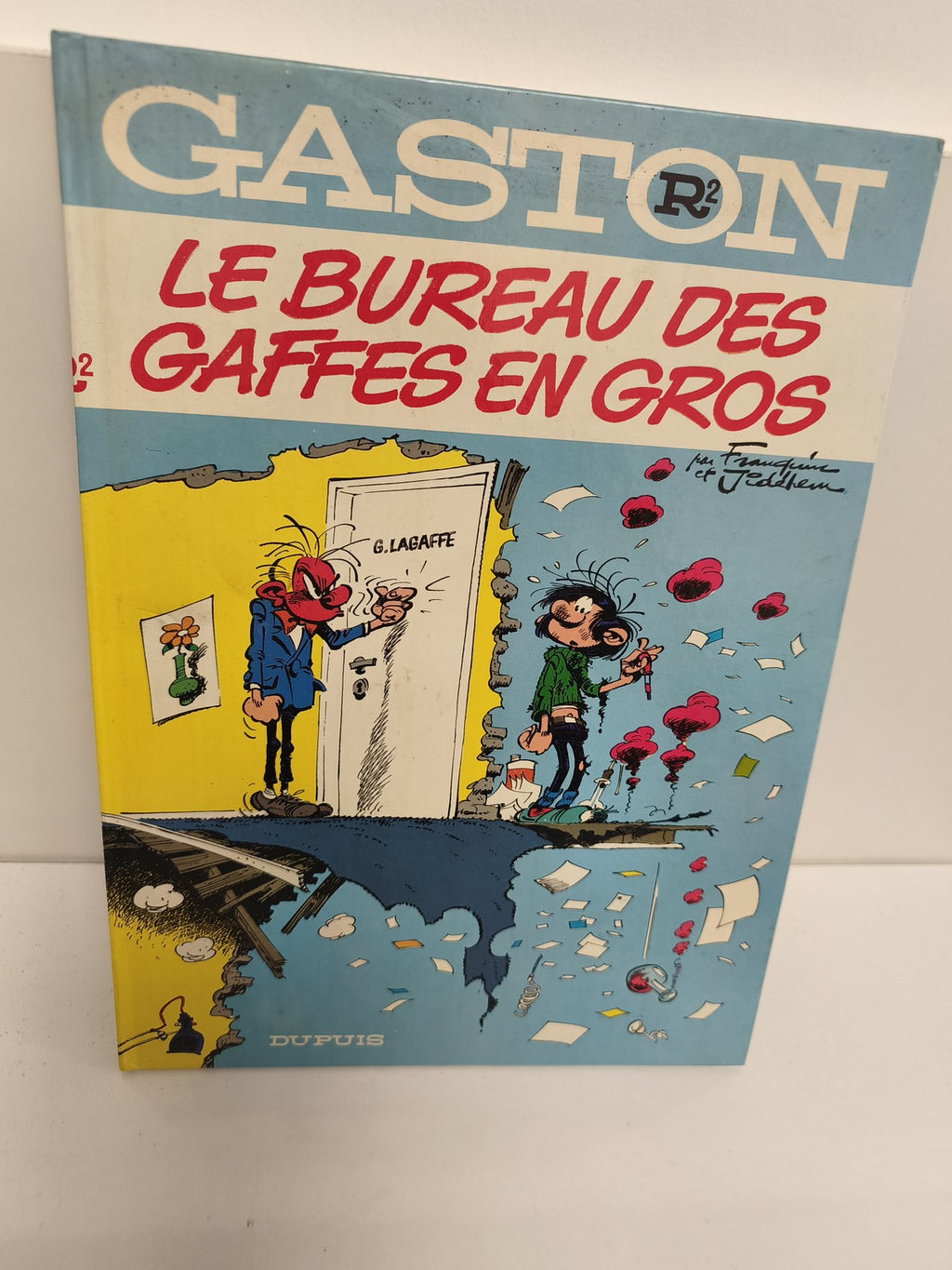 BD vintage Gaston 1977 édition originale ancienne, livre rétro collection Franco