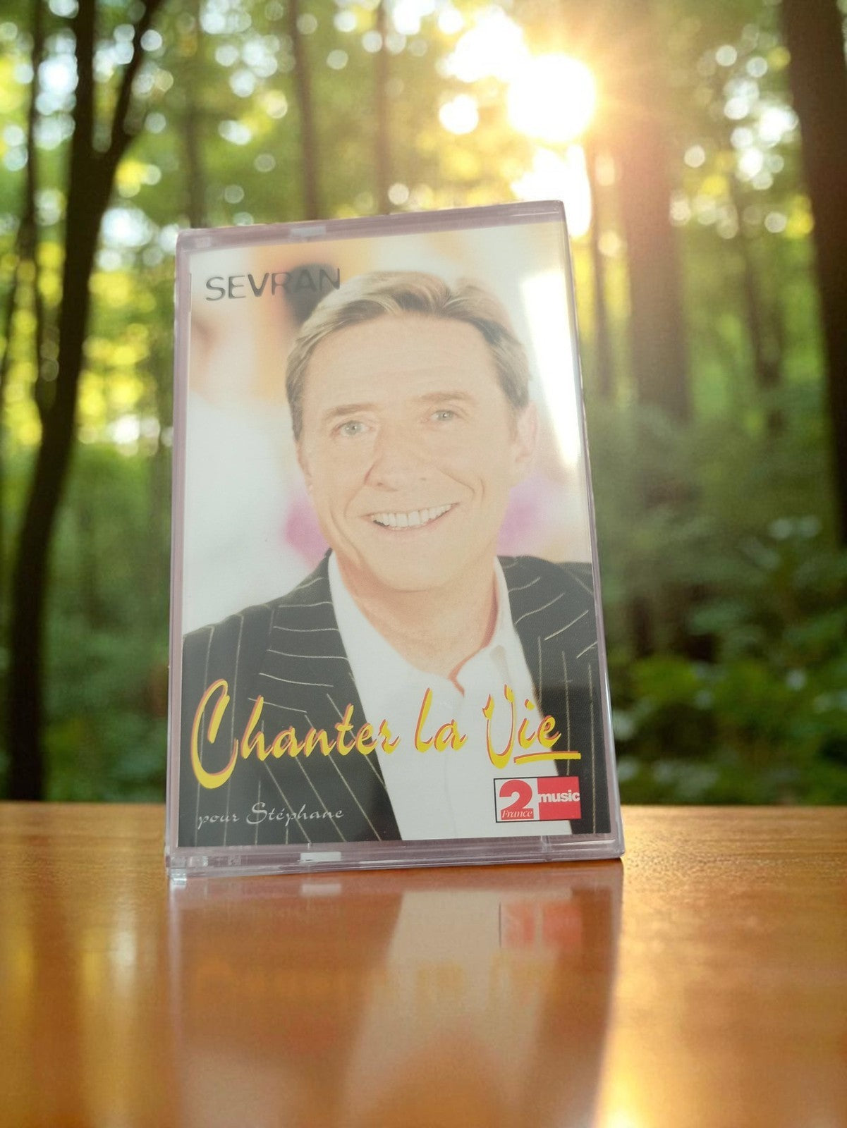 Cassette audio vintage Sevran Chanter la Vie K7 rétro ancien support