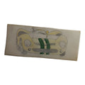 Plan calque voiture Scalextric Dinky Toys, dessin vintage rare 10 cm