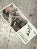 Carte publicitaire ancienne Pétrole Hahn ours illustration vintage pub