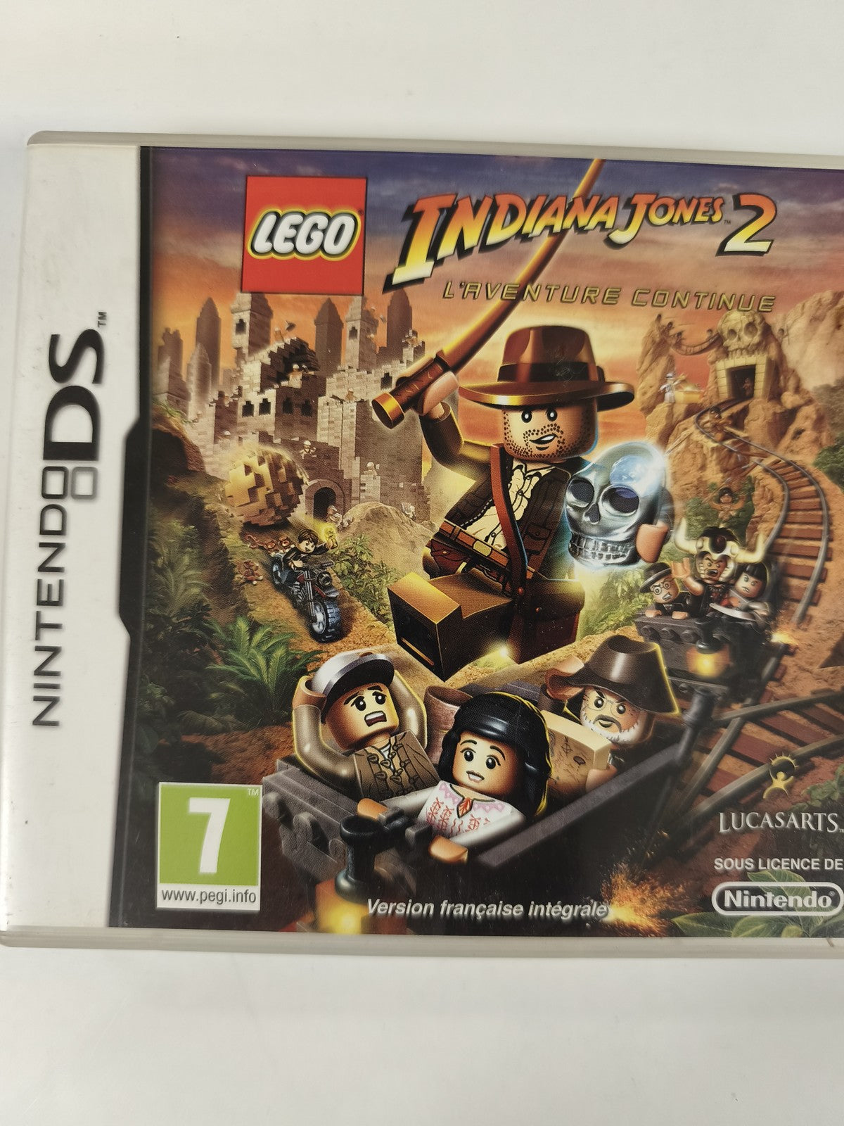 Boîte vide Nintendo DS Lego Indiana Jones, boîte officielle seule sans cartouche