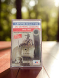 Cassette audio vintage L'épopée 2e DB Général Leclerc 1940-1945 Marianne Mélodie