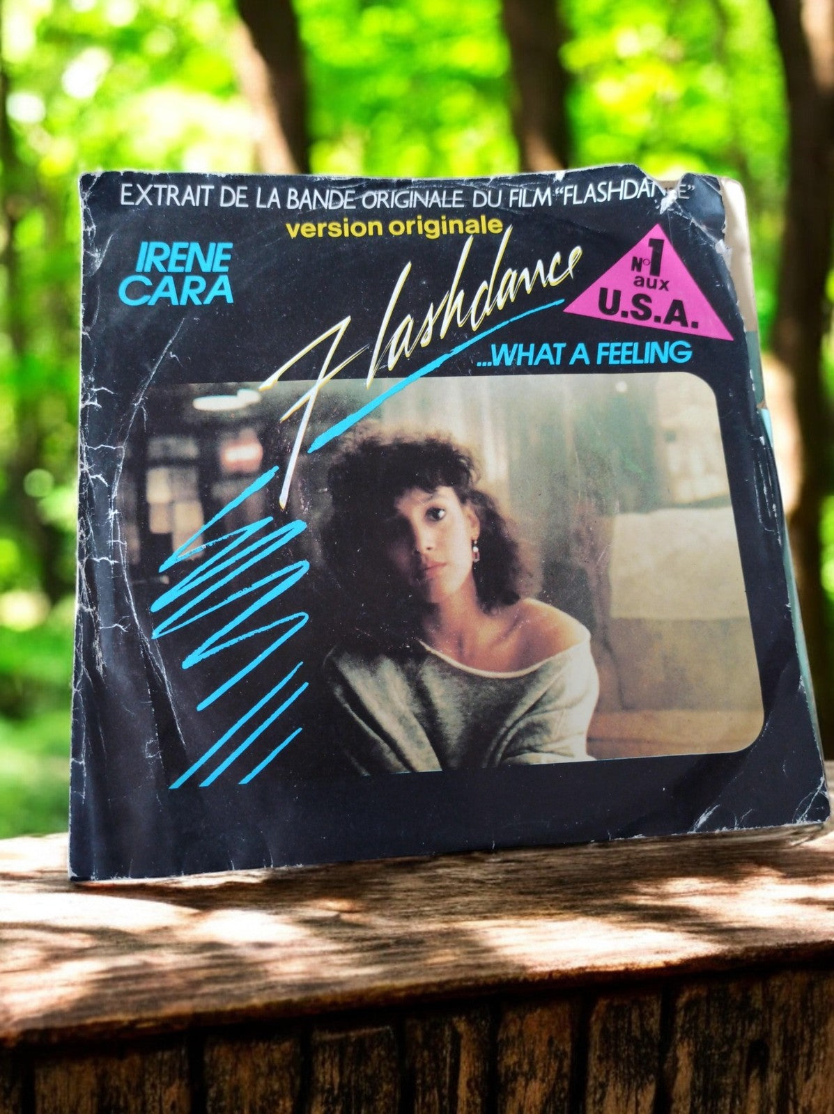 Vinyle 45 tours Irene Cara Flashdance What a Feeling années 80 BOF