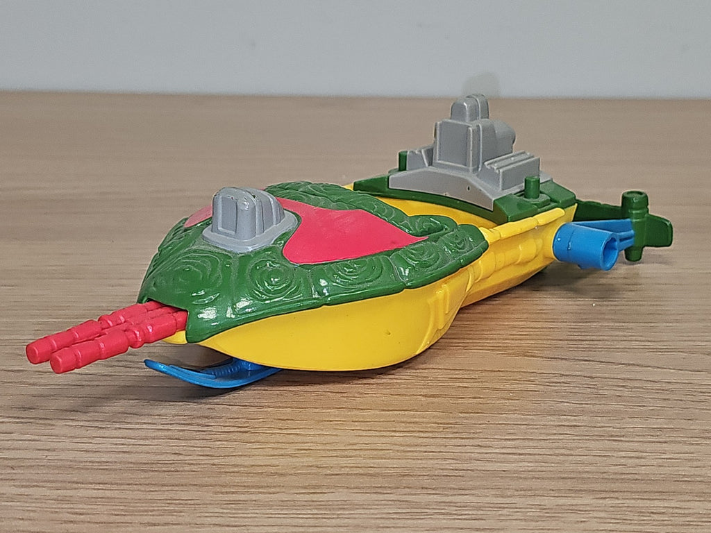 Bateau ancien TMNT Tortues Ninja Jouet rétro vintage années 80 collection rare