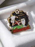Pin's vintage OM Belgrade Le Provençal badge ancien Olympique Marseille foot