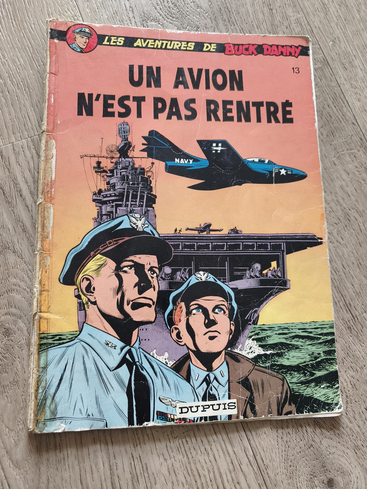 Ancien livre BD Buck Danny "Un avion n'est pas rentré" vintage collection rare