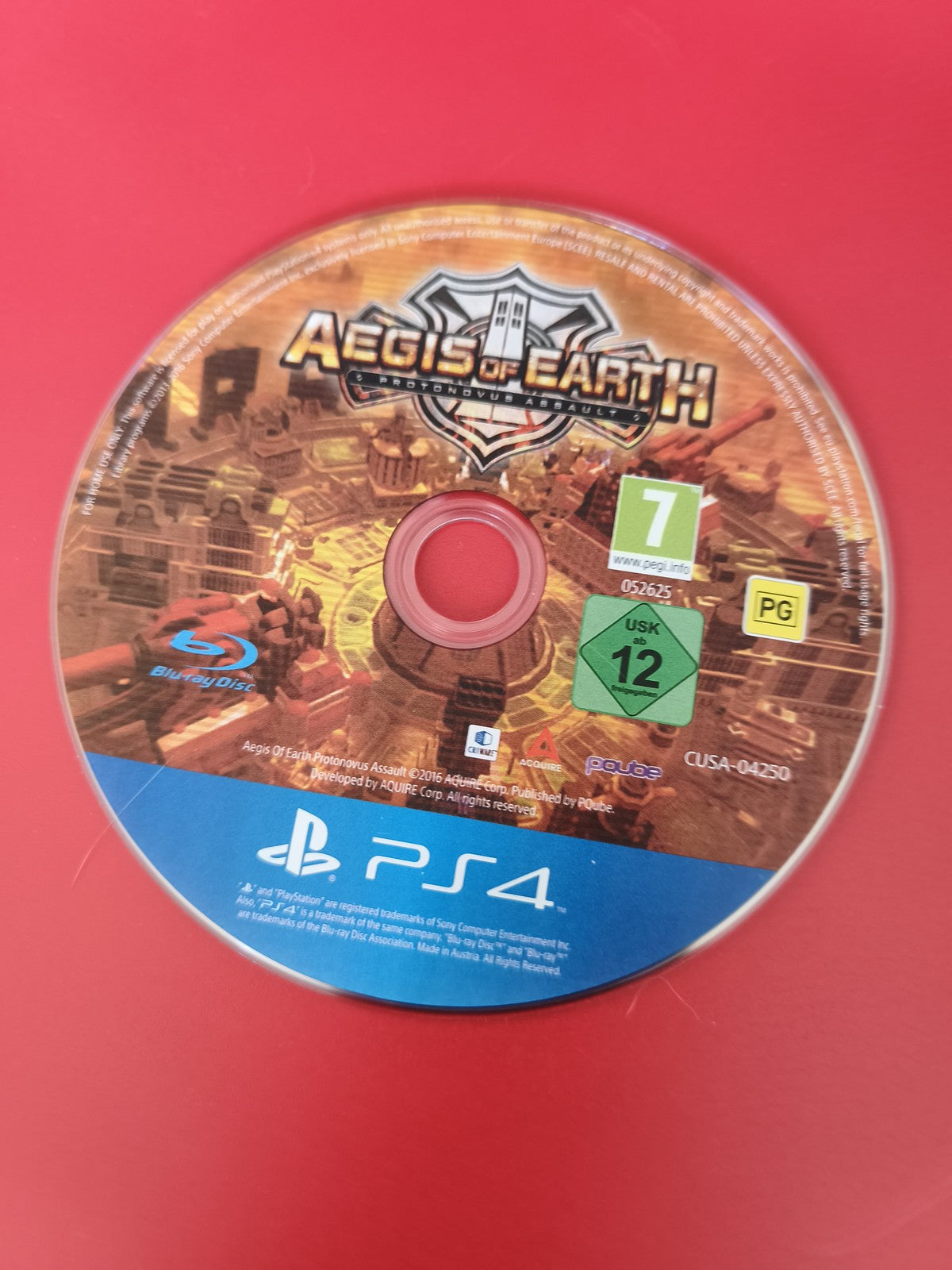 Jeu PS4 Aegis of Earth ? CD seul pour console Sony Playstation 4, version frança