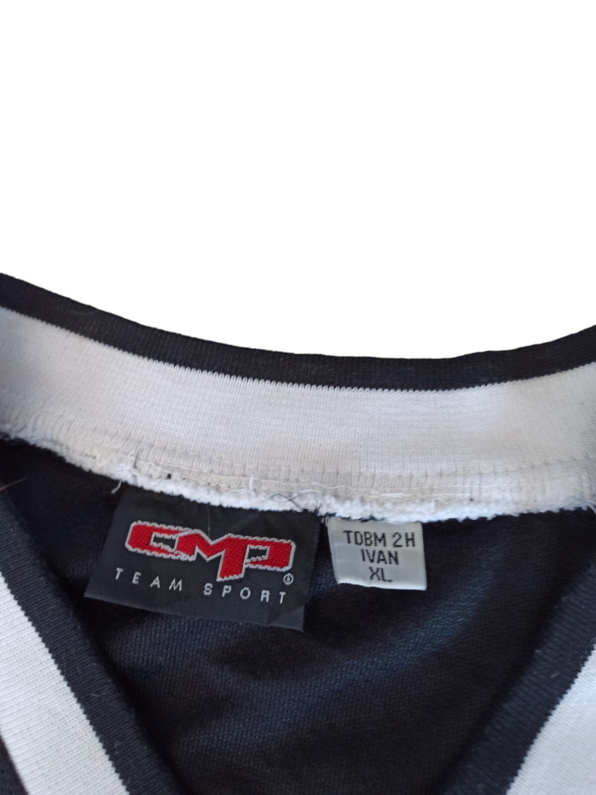 Maillot vintage hockey Penguins CMP Sports XL – logo rétro NHL