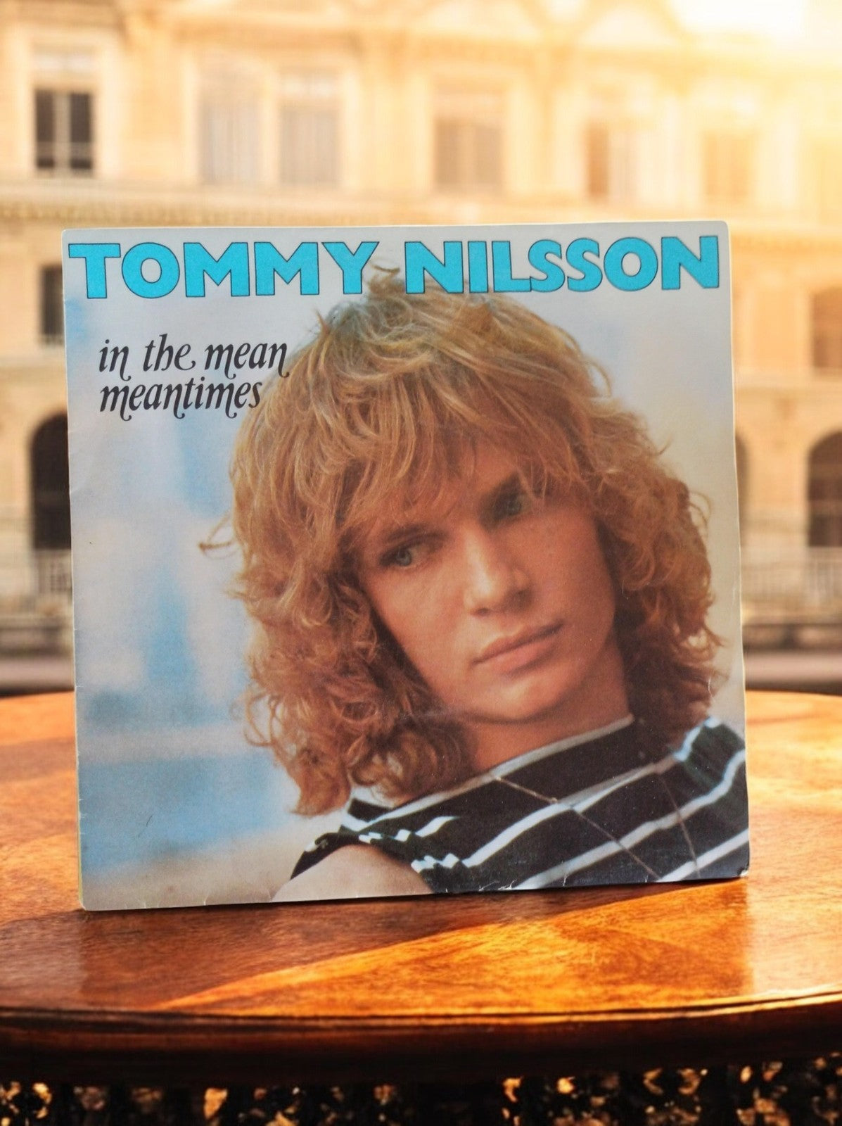 Vinyle 45T Tommy Nilsson in the mean meantimes pochette photo 1980s