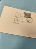 Ancienne enveloppe oblitérée Cameroun timbre insecte pour philatéliste collectio