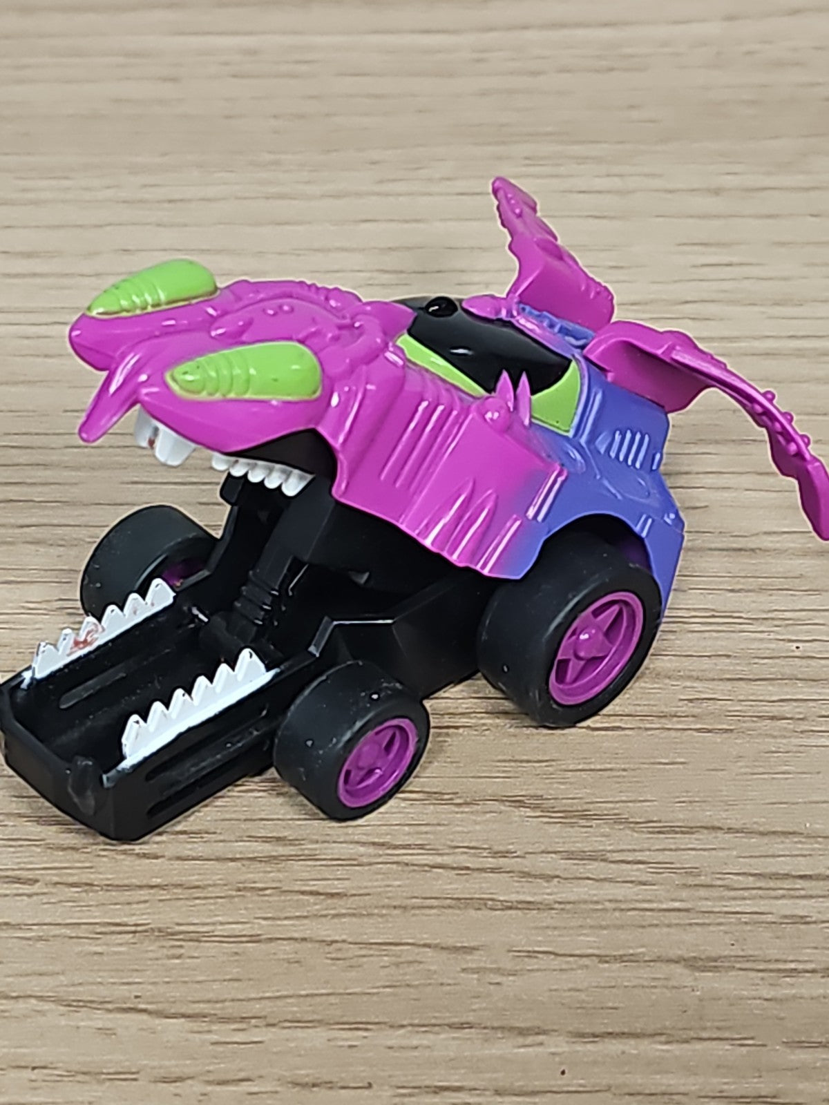 Figurine voiture monstre rétro ancienne, jouet vintage collection, rare occasion