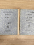 Ancien lot partitions Schumann violon piano trio Durand vintage musique classiqu