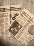 Découpage presse 1976-1979 Légion d’Honneur Marseille, médailles, philatélie