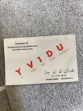 Carte radio QSL ancienne Radio Club Venezuelano Maracaibo YV1DU Venezuela