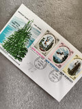 Enveloppe premier jour New Hebrides Pentecost Island 1969 timbres Land Divers