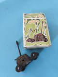 Taille-crayon miniature PlayMe ancien en métal, collection rétro die-cast vintag