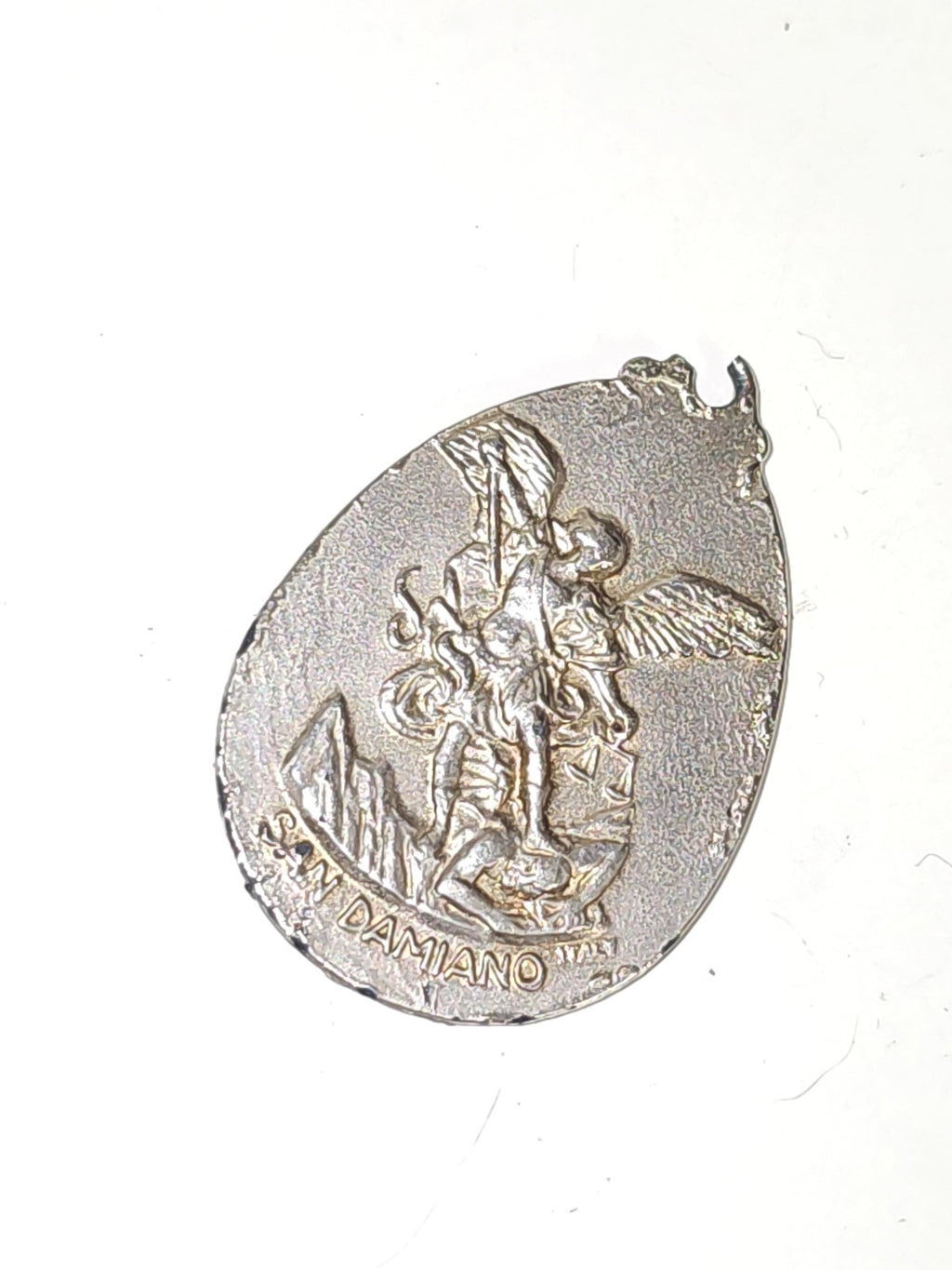 Médaille religieuse ancienne vintage catholique, objet de collection rétro Franc