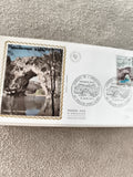 Lettre premier jour 1971 Gorges de l'Ardèche Vallon-Pont-d'Arc FDC ancien philat