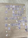 Gros lot ancien timbres 45c Semeuse violet étude philatélie France