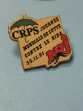 Pin's vintage lutte contre le sida CRPS NRJ 1991, journée mondiale, collection