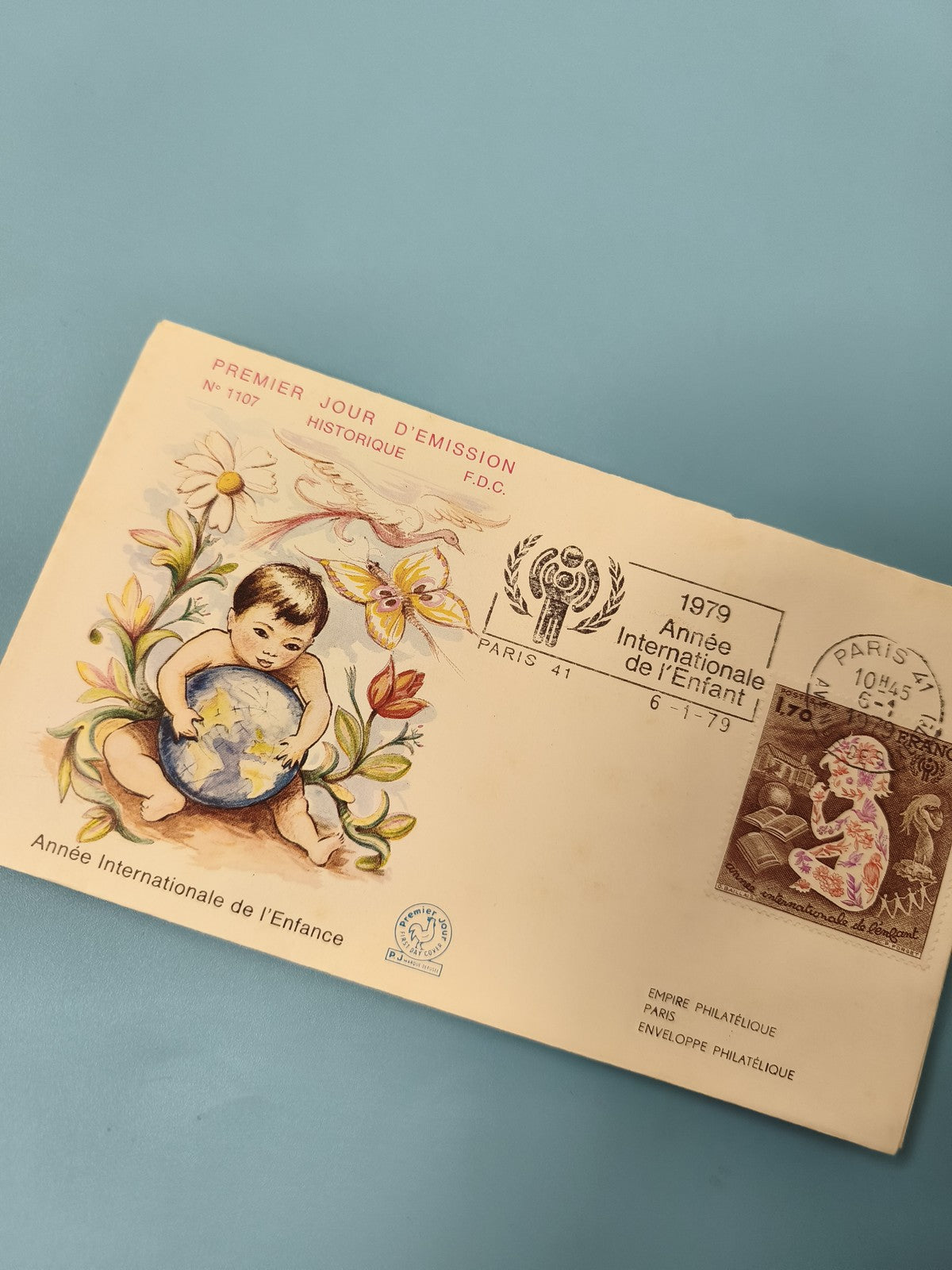 Enveloppe FDC Premier Jour Année Internationale de l'Enfance 1979 Paris