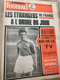 Ancien journal France Football 1969 Batteux une Rouen Arsenal vintage sport