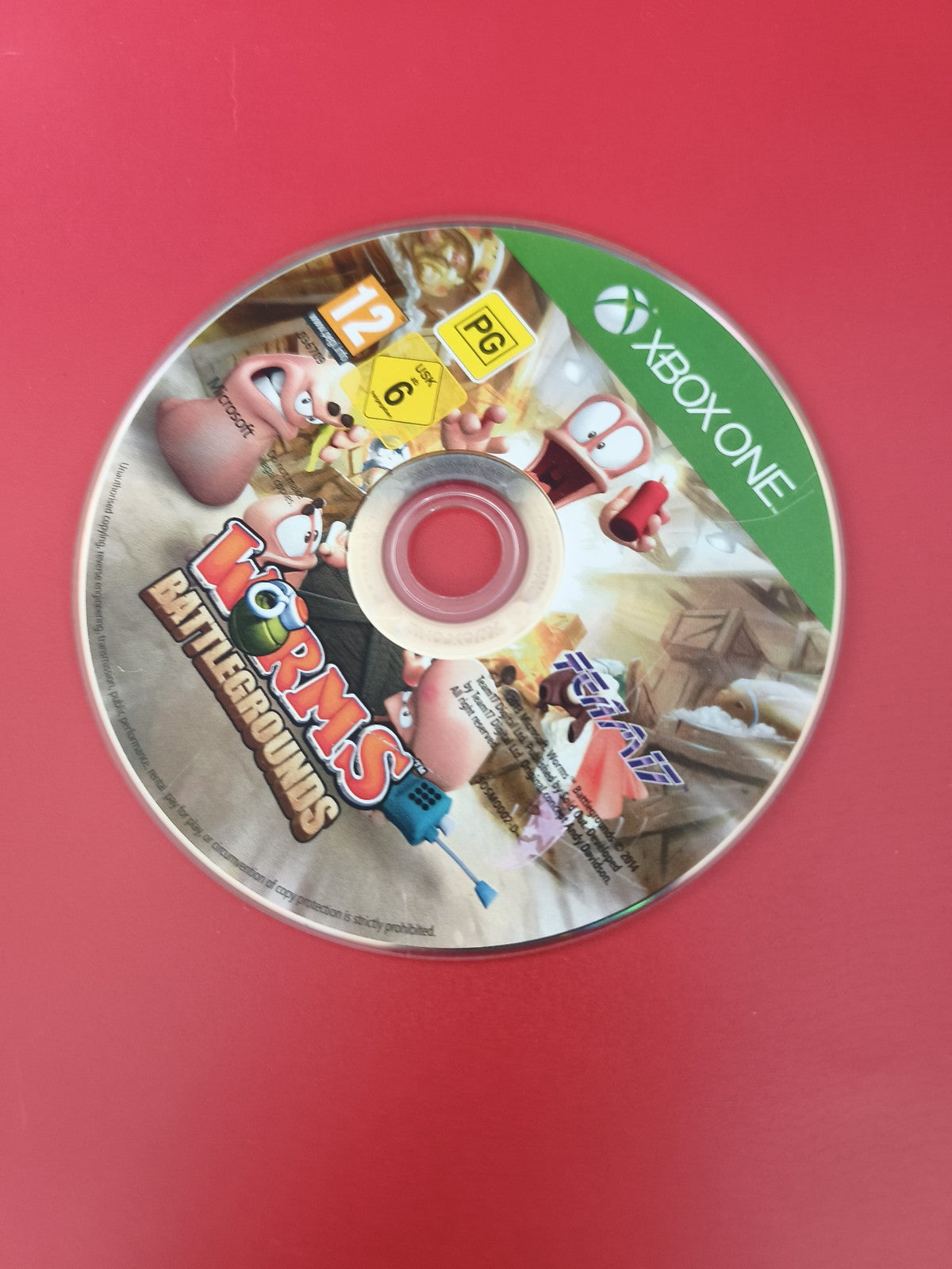 Jeu Xbox One Worms CD seul original, disque de remplacement pour console Microso