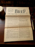 Journal ancien "Bref..." 1929 presse rétro France, périodique vintage d'époque