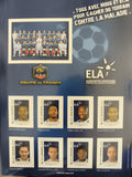 Feuillet timbres Equipe de France ELA La Poste football philatélie FFF