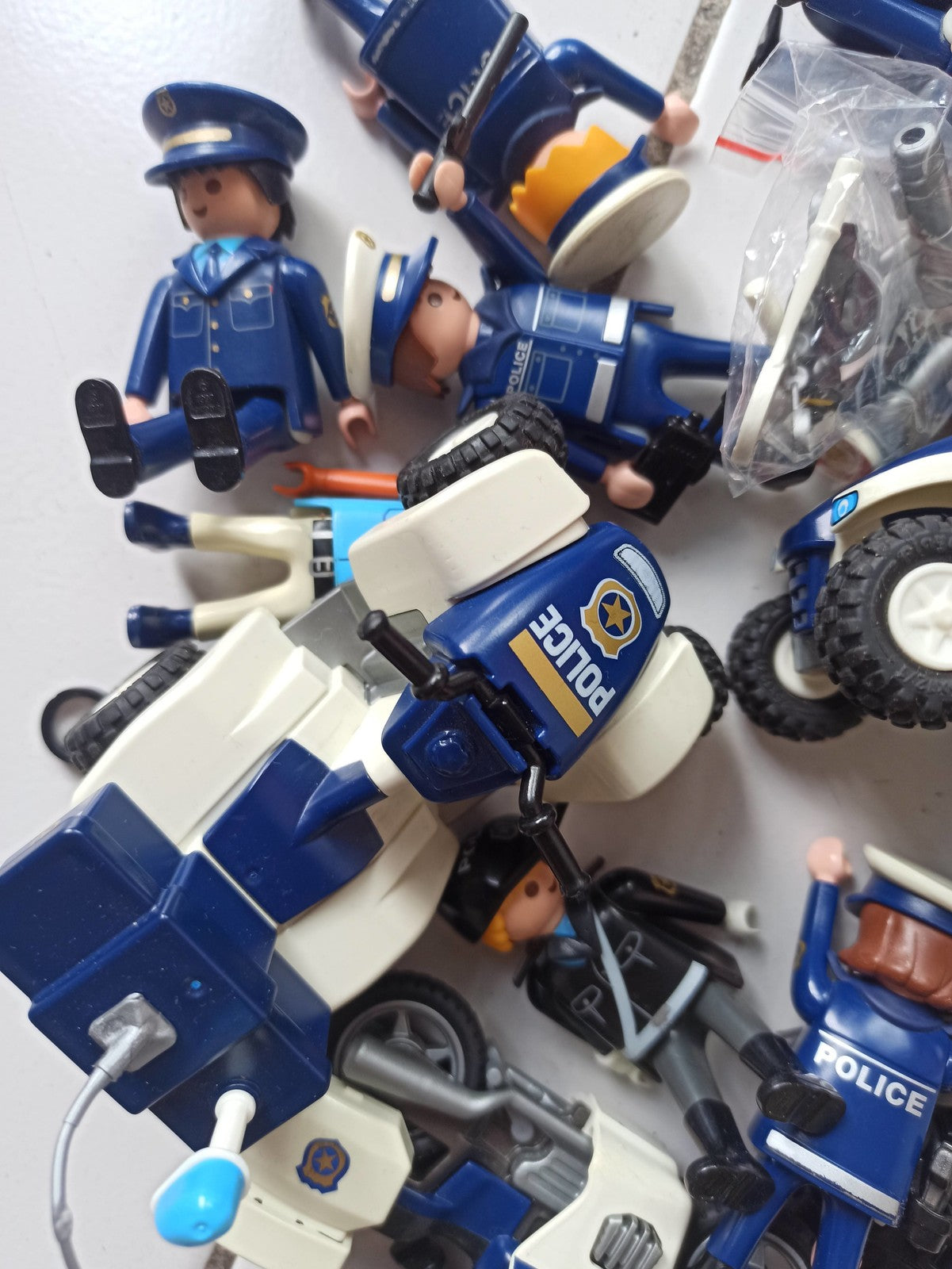Playmobil lot personnages policiers vrac figurines mixte jeu enfants occasion
