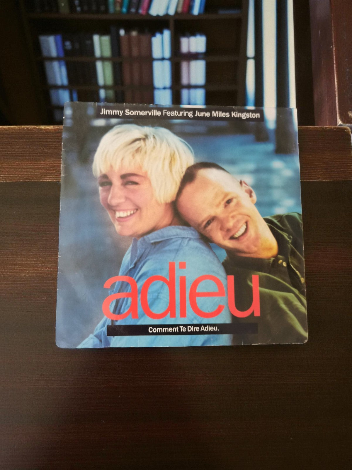 Vinyle 45 tours ancien rétro "Adieu" ? disque vintage collection état usagé