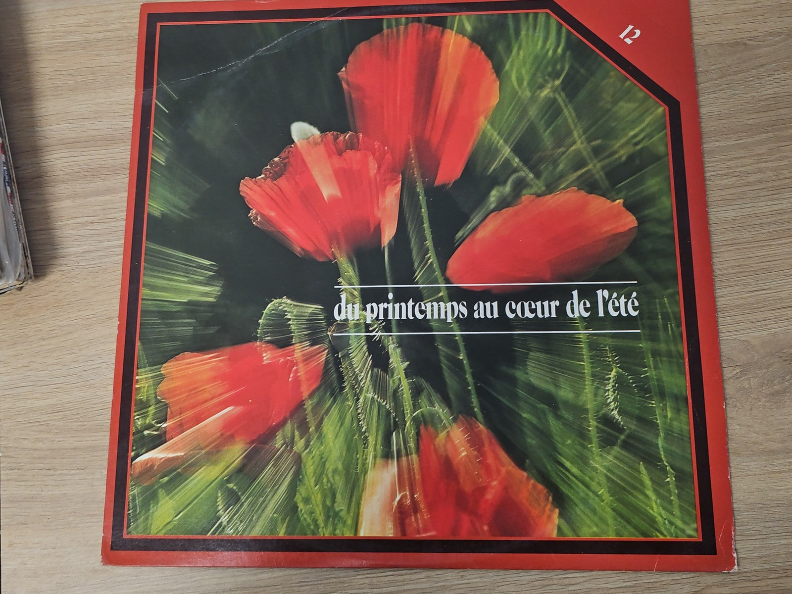 Vinyle 33 tours rétro "Du printemps au c?ur de l'été" disque ancien collection