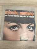 Mireille Mathieu 45T Pardonne-moi ce caprice d?enfant pochette photo yeux