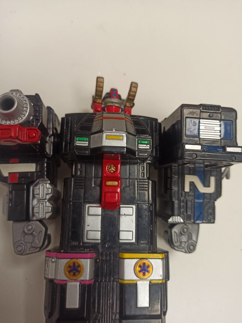 Power Rangers Lightspeed Rescue DX Super Train Megazord original d'occasion comp