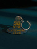 Porte-clés ancien Pamplemousse Club vintage rétro publicitaire rare