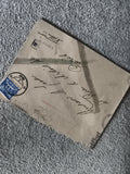 Lettre ancienne affranchie timbre bleu oblitéré manuscrit France philatélie (Ref