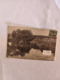 Carte postale ancienne vintage Bourg ville France collection rétro authentique
