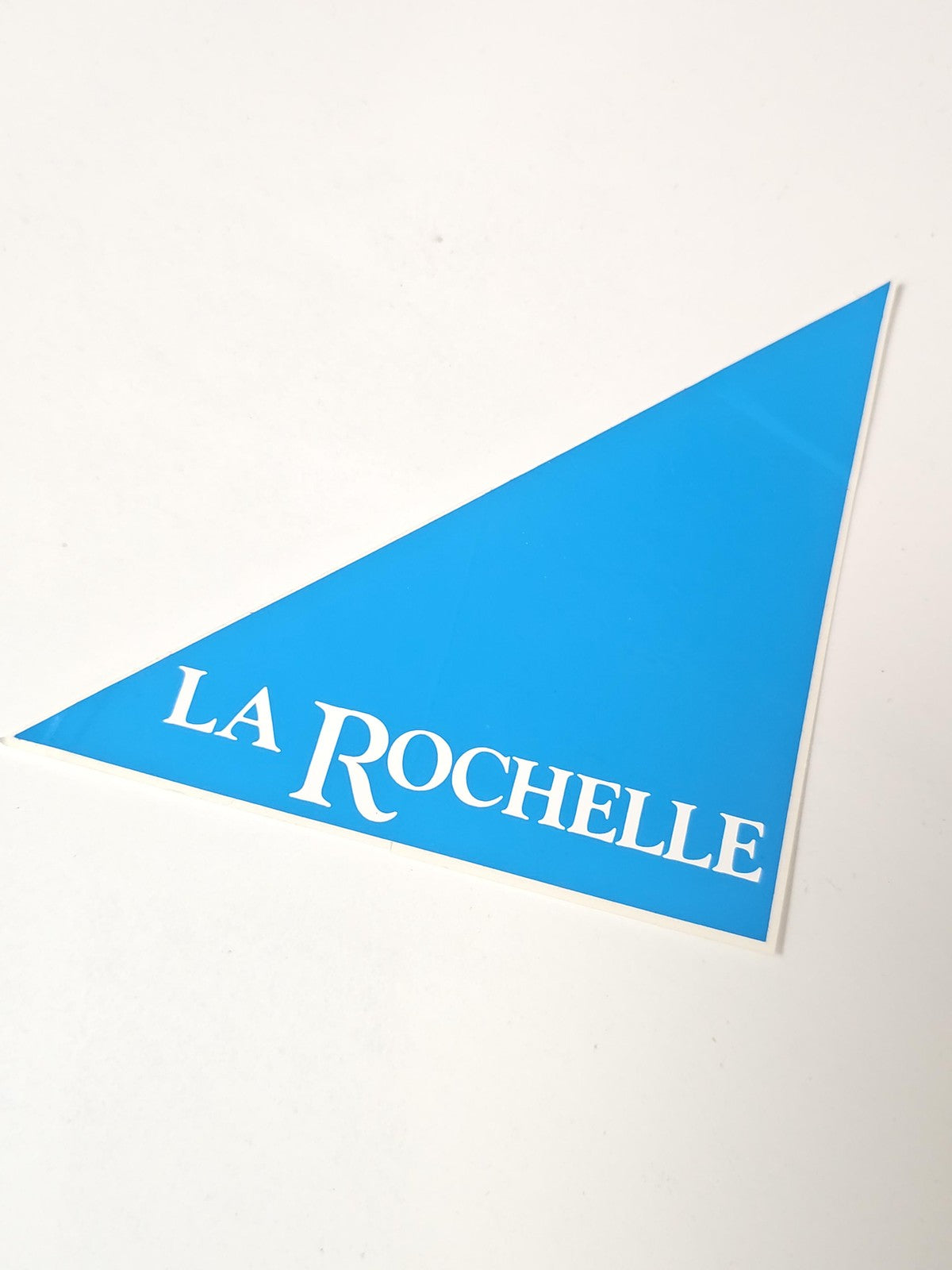Vintage ancien autocollant publicitaire La Rochelle rétro, collection déco rare