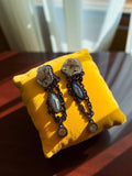 Boucles d'oreilles vintage fantaisie des années 60