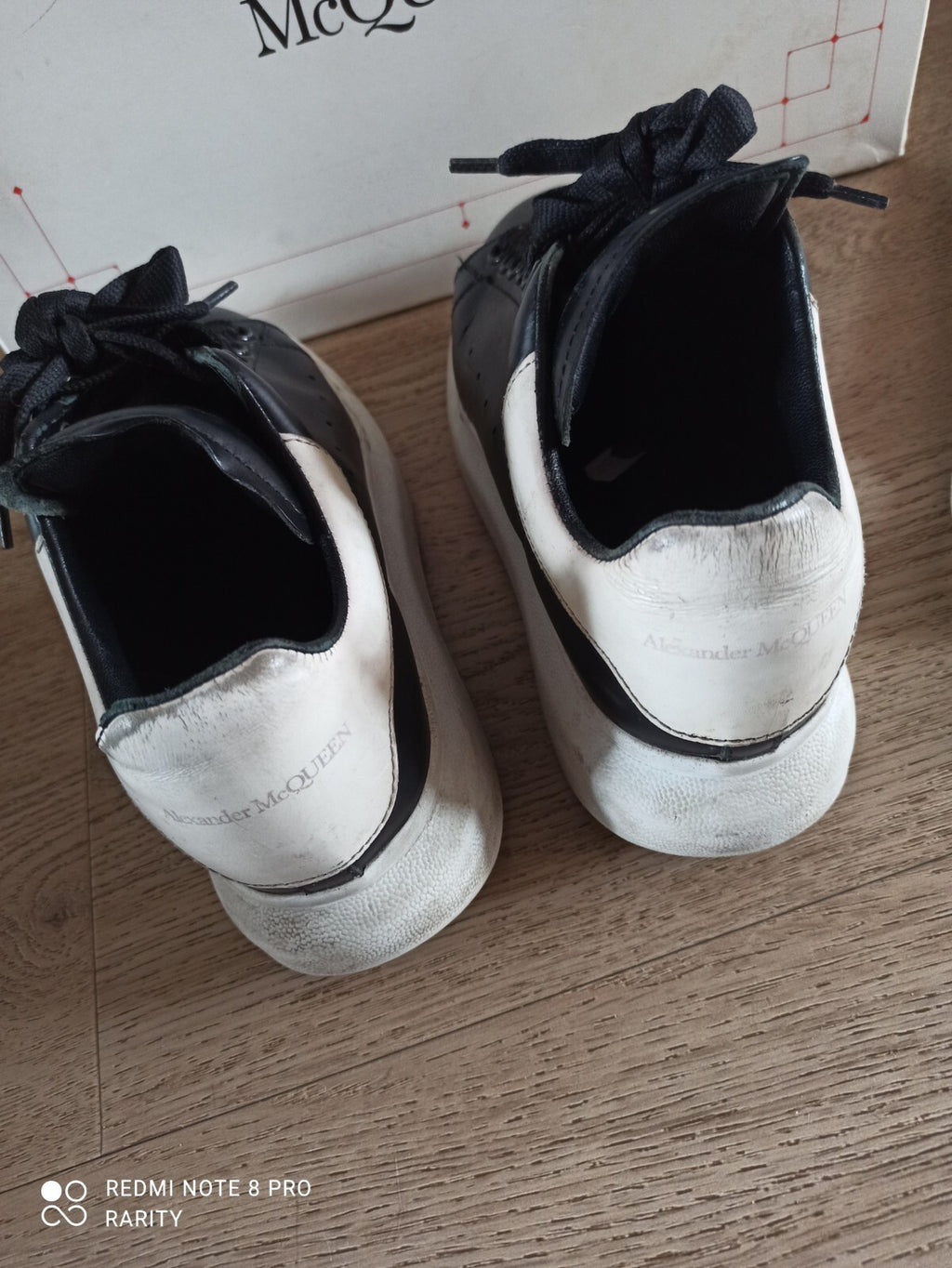 Baskets Alexander McQueen noires Femme 35 avec boîte et dust bag