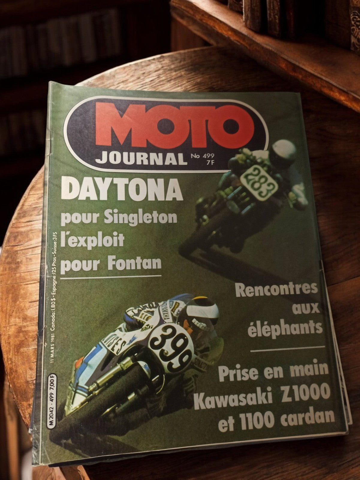 Magazine Moto Journal n°499 mars 1981 vintage rétro moto ancienne
