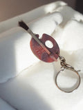 Porte-clés vintage palette pinceau PIGEAUX E.P objet publicitaire rétro rare