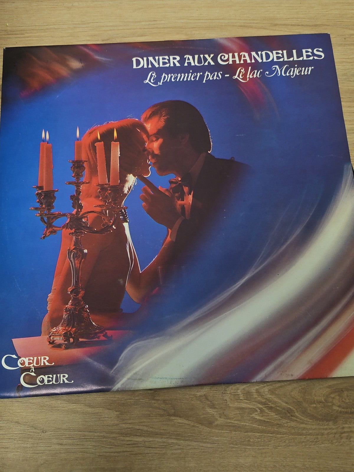 Vinyle rétro 33 tours ancien ? Dîner aux chandelles ? Disque vintage collection