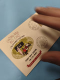 Ancienne enveloppe FDC Vietnam 1967 illustration éducation cachets Saigon