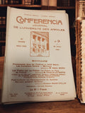 Journal universitaire Conférencia 1921 ancien revue vintage Université Annales