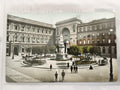 Carte postale ancienne MILANO Piazza della Scala col Palazzo Marino CPA colorisé