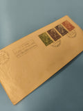 Ancienne enveloppe 1958 timbres oblitérés Vietnam philatélie collection