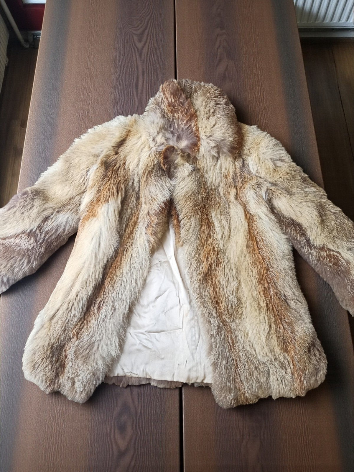 Rare manteau ancien en vraie fourrure vintage marque Ancienne collection rétro
