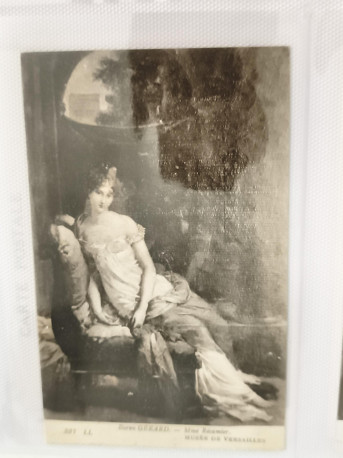 Carte postale ancienne Baron Gérard Mme Récamier Musée de Versailles CPA