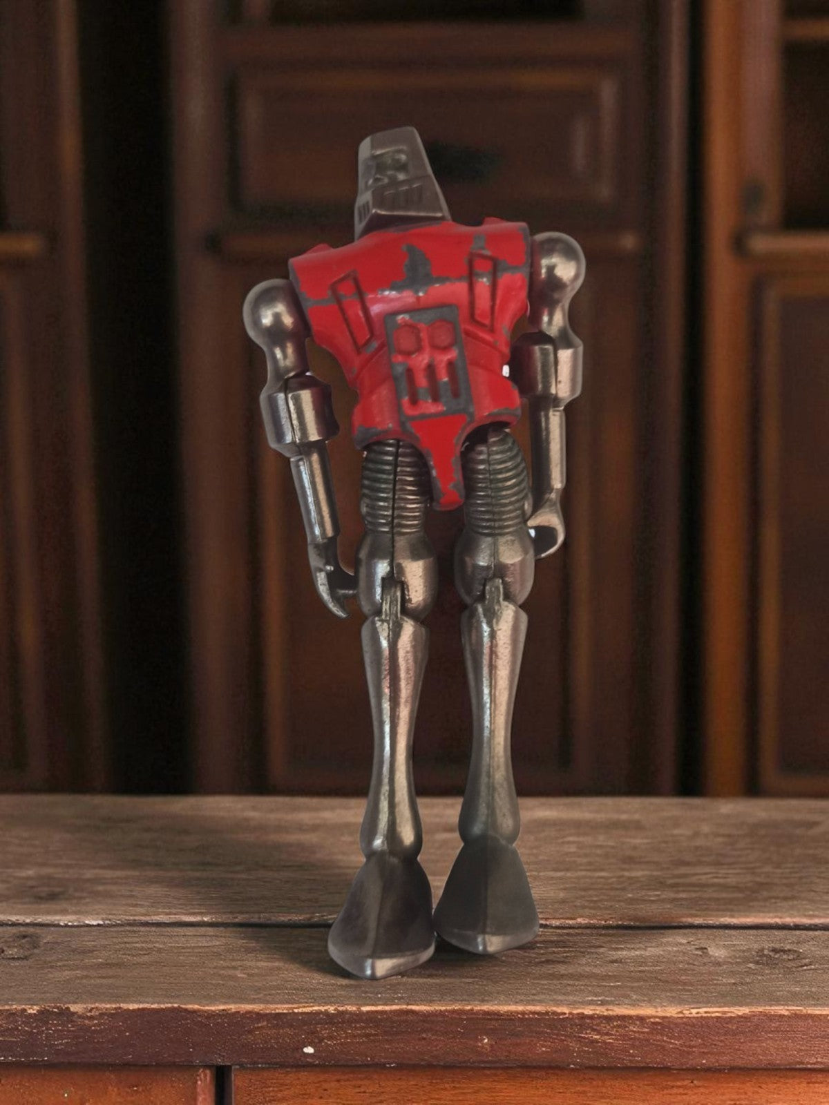 Robot vintage Zylmex Roton 1977 métal, figurine rétro jouet ancien